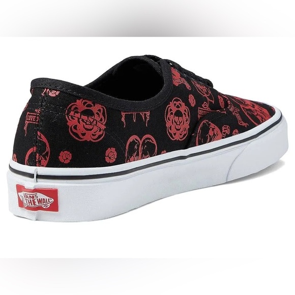 VANS Authentic - Love you To Death Black SKATE SHOES SZ 5 Womens VN0A5KS96BT - Picture 3 of 11